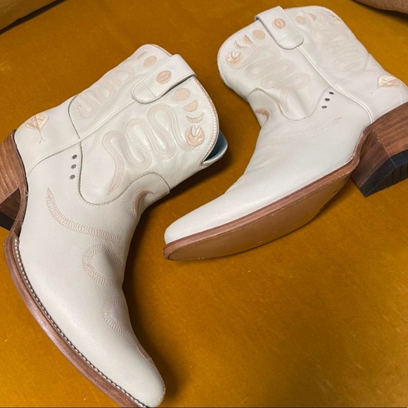 PSkaufman Leather boots Sz 7.5 - Picture 2 of 5